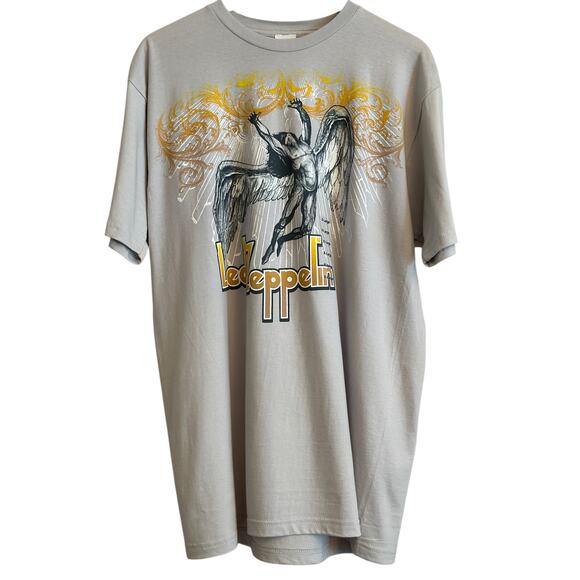 Led Zeppelin Graphic Band Tee XL Bay Island Sportswear NWT Vintage Reprint Style - Picture 1 of 5